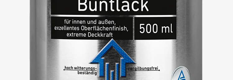 Eine Dose seidenglänzender Premium Buntlack